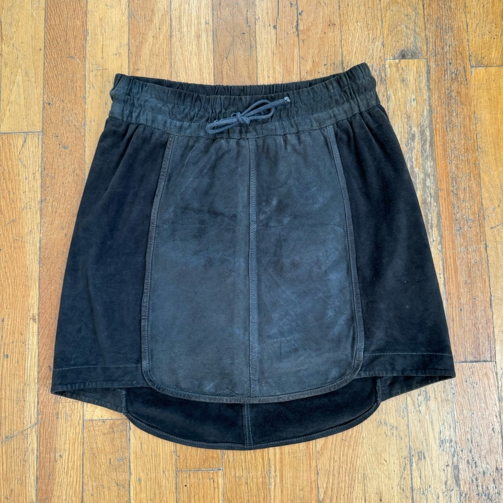MUNTHE Leather Skirt